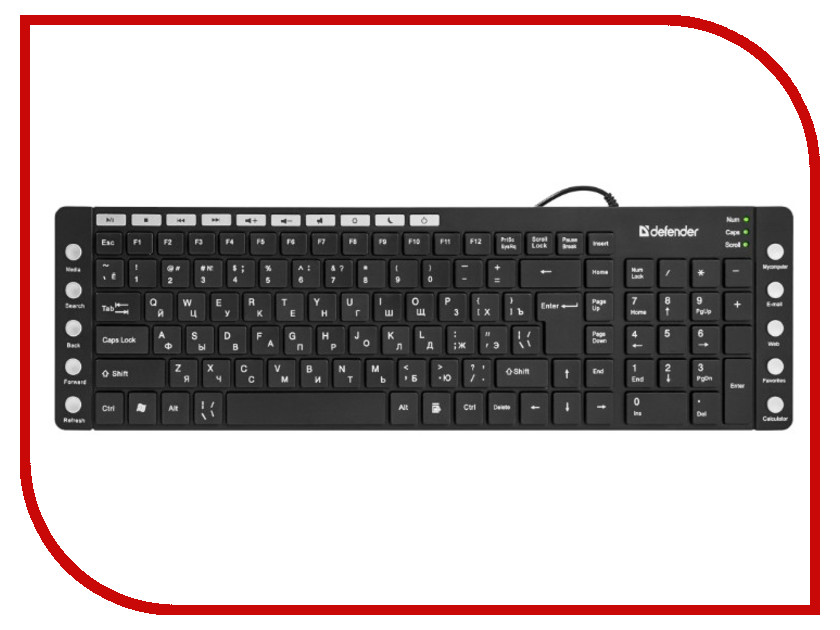 

Клавиатура Defender OfficeMate MM-810 USB Black 45810