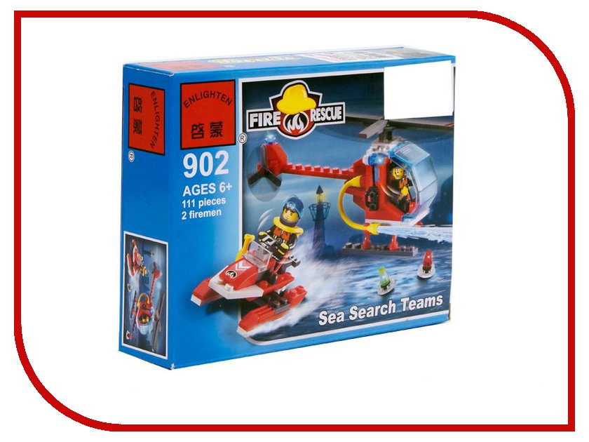 

Конструктор Enlighten Brick Пожарная команда 902 111 дет