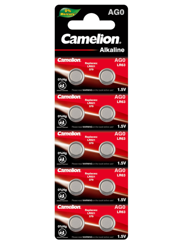 цена Батарейка Camelion LR521 G0 BL-10 AG0-BP10 (10 штук)