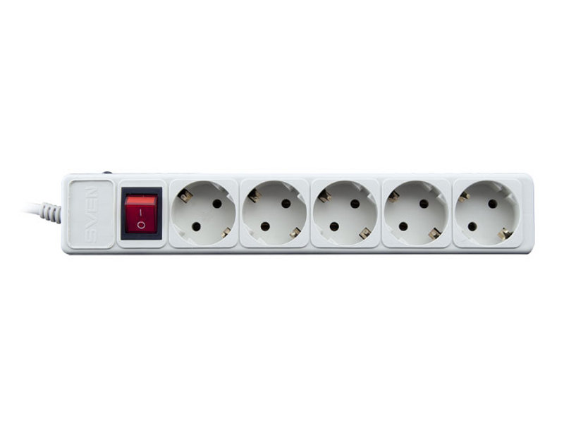 фото Сетевой фильтр Sven Optima Base 5 Sockets 5m Grey