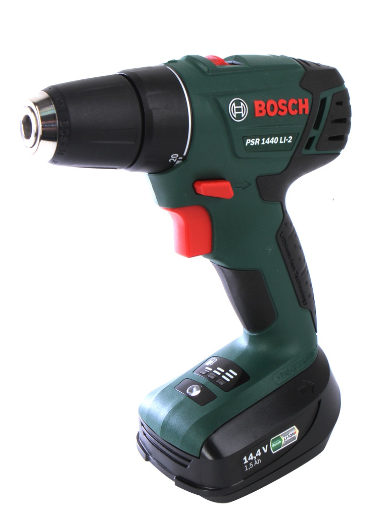 фото Электроинструмент Bosch PSR 1440 LI-2 1.5Ah x2 Case 06039A3021