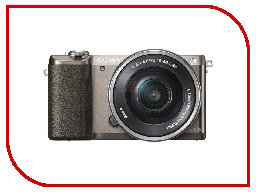фото Фотоаппарат Sony Alpha A5100 Kit 16-50 mm F/3.5-5.6 E OSS PZ Brown