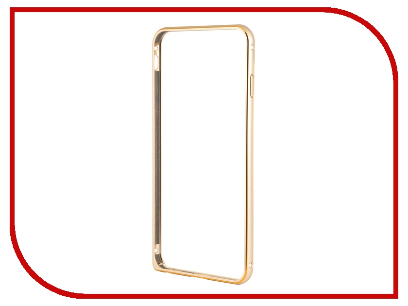 фото Аксессуар Чехол-бампер Ainy for iPhone 6 Plus Gold QC-A014L