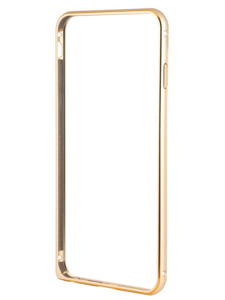 Чехол-бампер Ainy for iPhone 6 Plus Gold QC-A014L на iphone 14 plus с принтом kruche print тигр первый снег бампер с защитой камеры