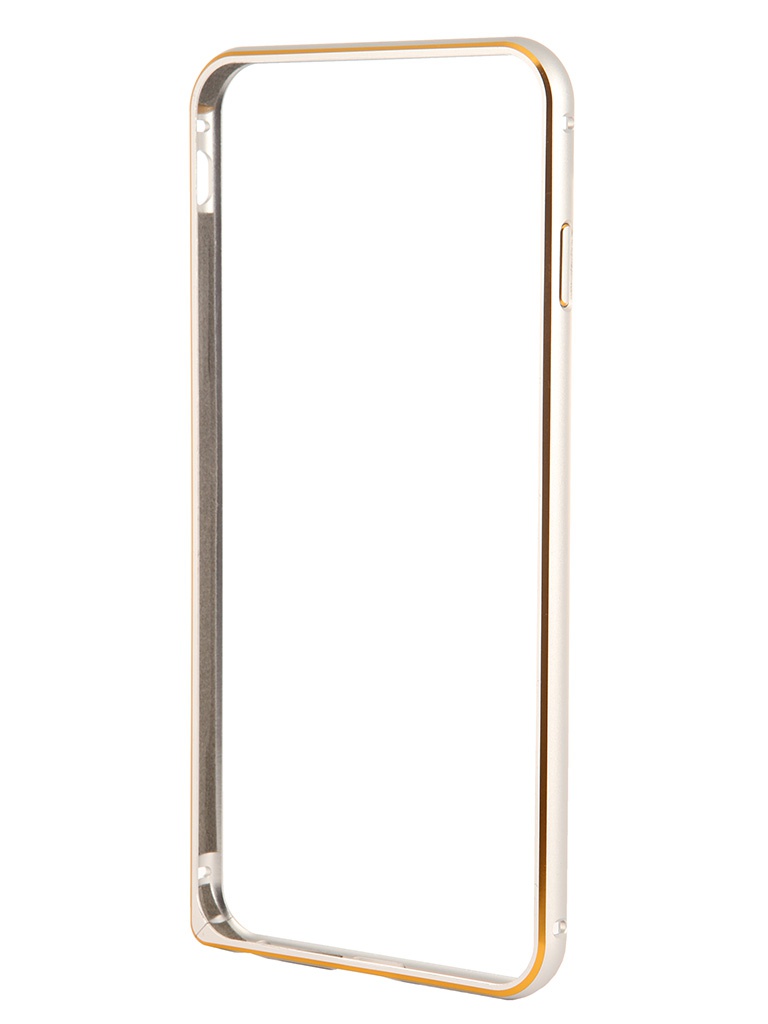 Чехол-бампер Ainy for iPhone 6 Plus Silver QC-A014Q чехол на iphone 14 plus с принтом kruche print ночные огни бампер с защитой камеры