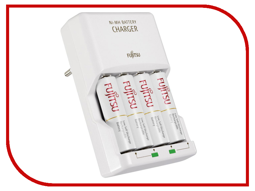 фото Зарядное устройство Fujitsu FCT343-CEFX(CL) + 4 ак. AA 1900 mAh HR-3UTCEX
