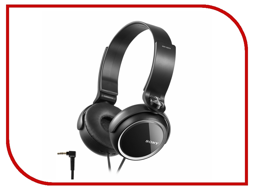 фото Наушники Sony MDR-XB250 Black