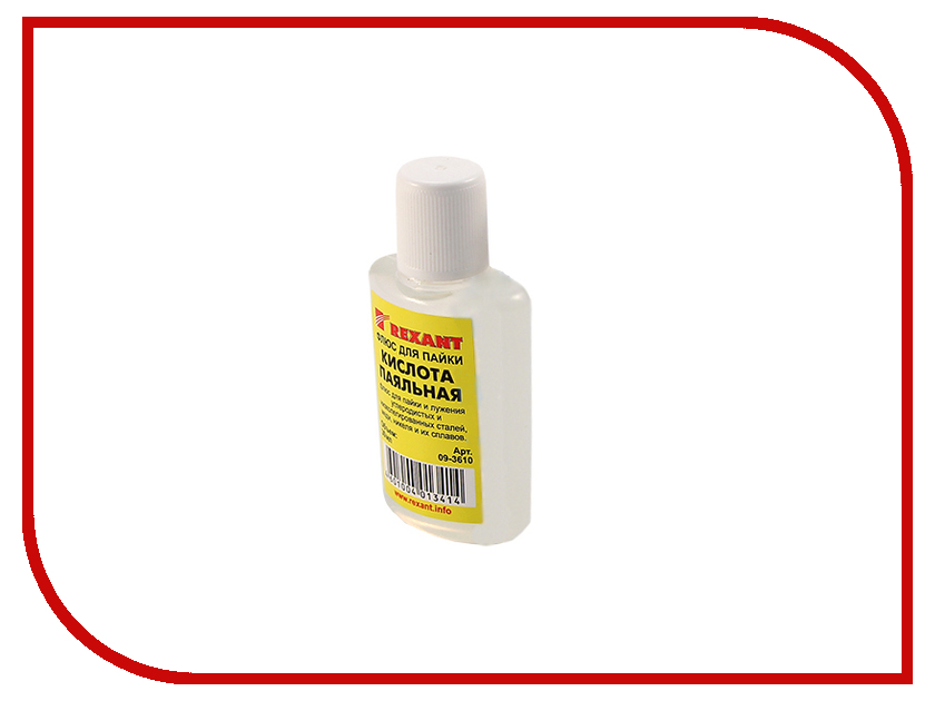 фото Кислота паяльная Rexant 30ml 09-3610