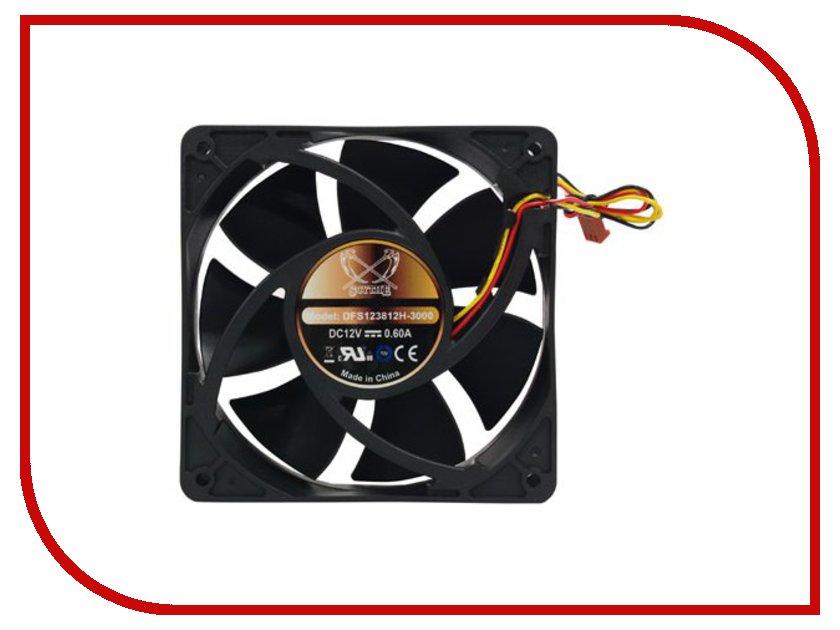 

Вентилятор Scythe Ultra Kaze 120mm 3000rpm DFS123812H-3000, Ultra Kaze
