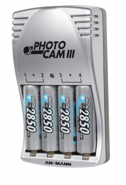 фото Зарядное устройство ansmann photocam iii + 4 ак. aa 2850 mah 5007093