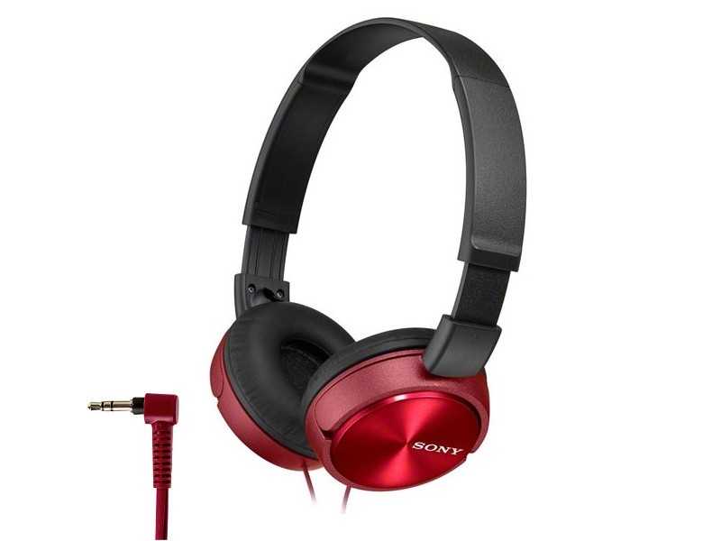 фото Наушники sony mdr-zx310/r red