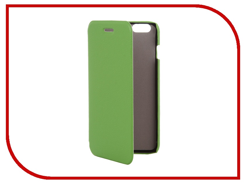 фото Аксессуар Чехол Clever Case ShellCase for iPhone 6 Plus PU Green Media Gadget