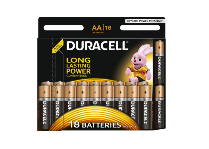 Батарейка AA - Duracell LR6 BL18 (18 штук)