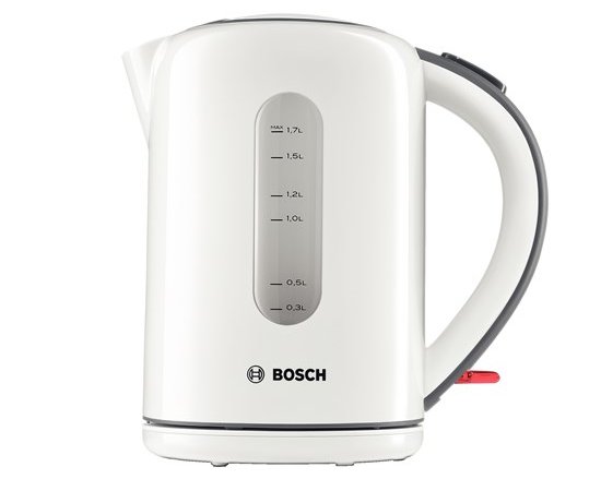 Чайник Bosch TWK 7601 1.7L White электромясорубка bosch compactpower mfw3520w white