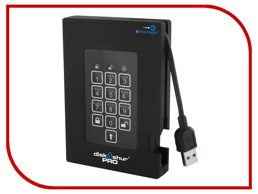 

Жесткий диск iStorage diskAshur Pro 1.5Tb IS-DP3-256-1500F