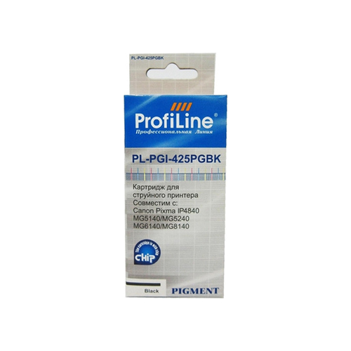 фото Картридж ProfiLine PL-PGI-425BK for Canon Pixma IP4840/4940/MG5140/MG5240/MG6140/MG8140 Black