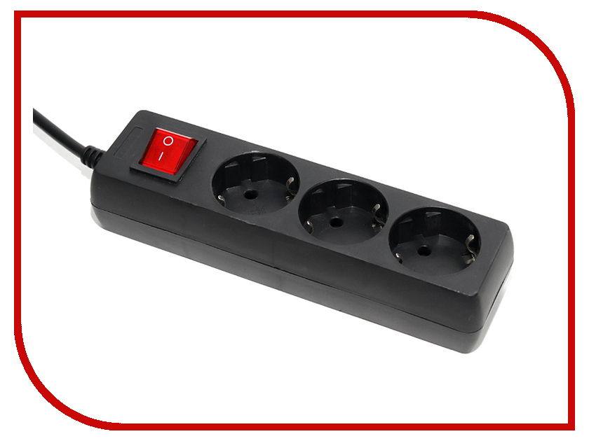 

Сетевой фильтр 5bites 3 Sockets 3m Black SP3-B-30E, SP3-B-30E