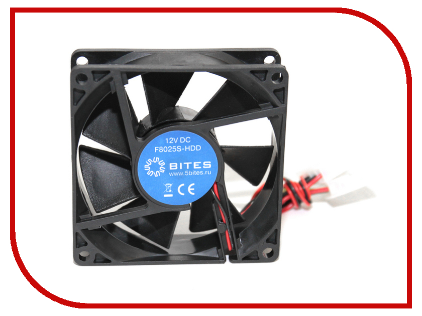 

Вентилятор 5bites F8025S-HDD 80mm, F8025S-HDD