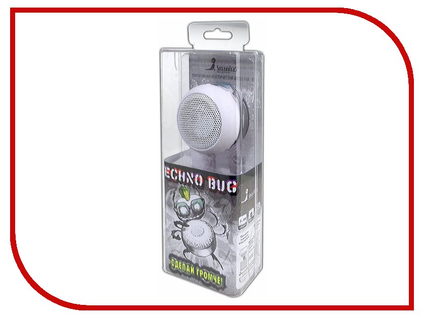 Колонка Smartbuy SmartTrack BUG STS-1350 White