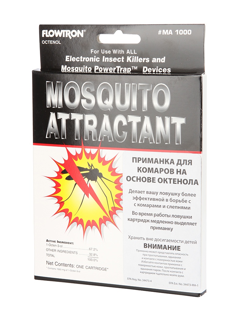 фото Средство защиты от комаров flowtron ма-1000 - приманка для комаров
