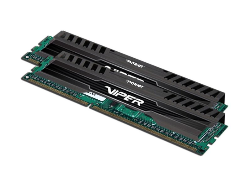 Модуль памяти Patriot Memory Viper 3 Black DDR3 DIMM 1600MHz PC3-12800 CL10 - 16Gb KIT (2x8Gb) PV316G160C0K модуль памяти patriot memory ddr3l so dimm 1600mhz pc3 12800 cl11 4gb psd34g1600l2s