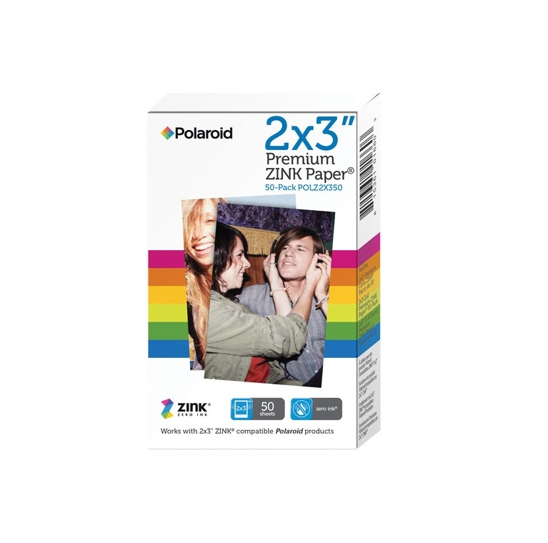 

Polaroid Zink M230 2x3 50-Pack для Z2300 / Socialmatic / Zip / Snap, Zink M230