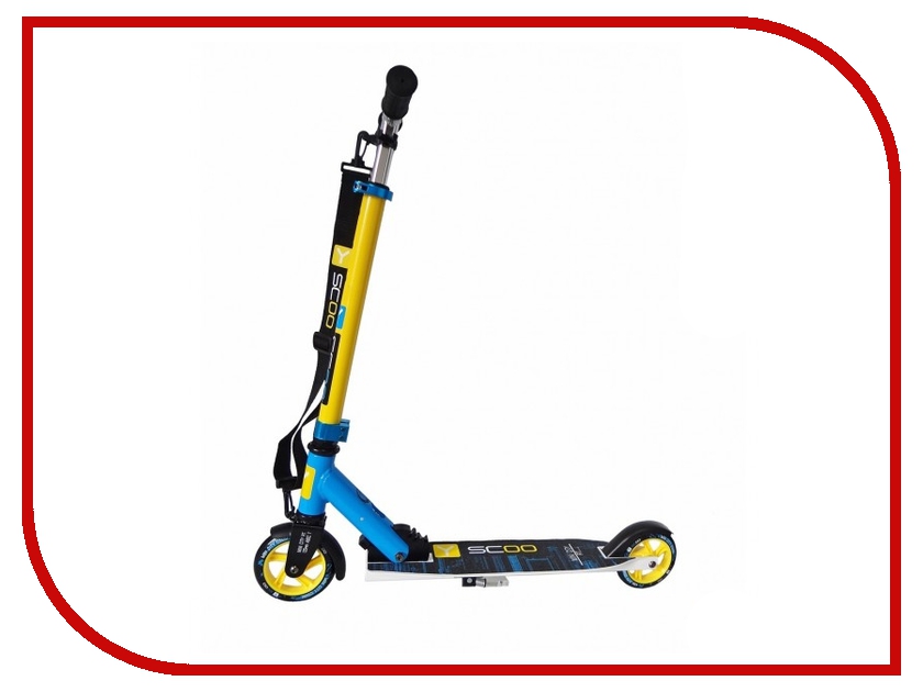 

Самокат Y-SCOO RT Mini City 125 Montreal Yellow+Light Blue