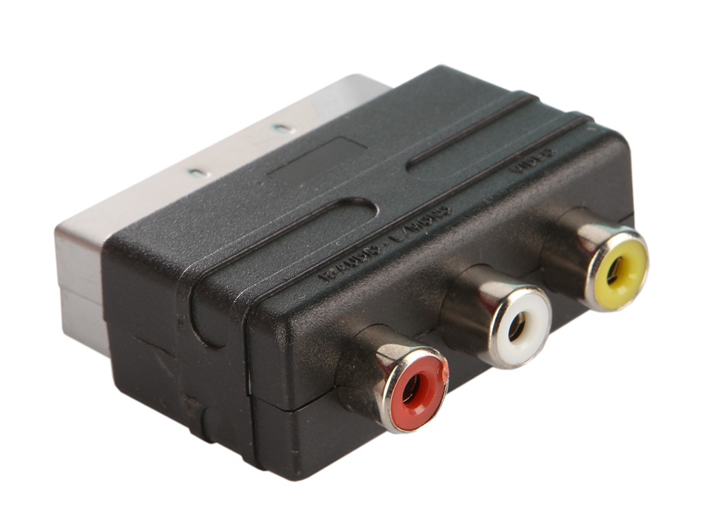 Аксессуар Perfeo SCART (21 PIN) M/IN-3xRCA/F A7007 переходник для кабеля belkin scart s video 3xrca мама f3y051bf