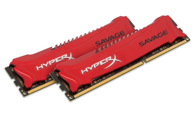 фото Модуль памяти Kingston HyperX Savage DDR3 DIMM 1600MHz PC3-12800 CL9 - 16Gb KIT (2x8Gb) HX316C9SRK2/16