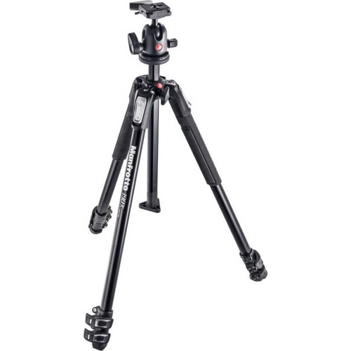 фото Штатив manfrotto mk190x3-bh alu 3-s kit 496rc2