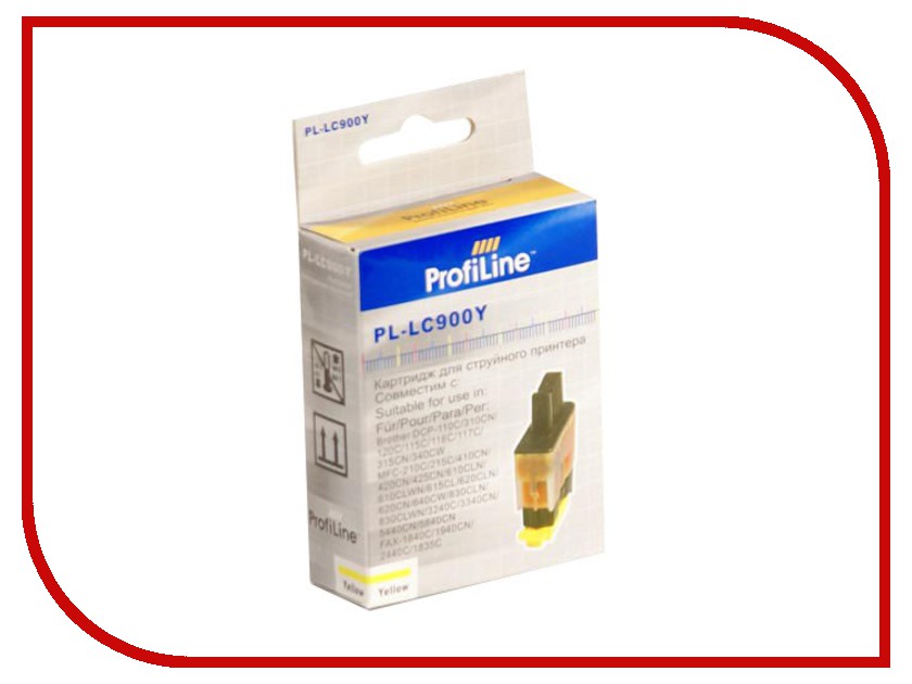 

Картридж ProfiLine PL-LC900Y для Brother LC900Y DCP110C/DCP-115C/DCP-120C/115c/120c820cw/640cw Yellow