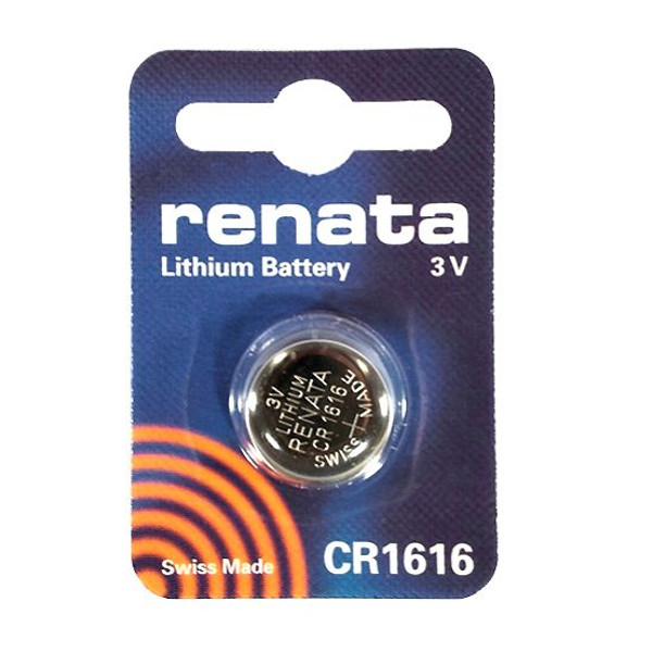 Батарейка CR1616 - Renata (1 штука) батарейка cr1616 duracell dr cr1616 1bl