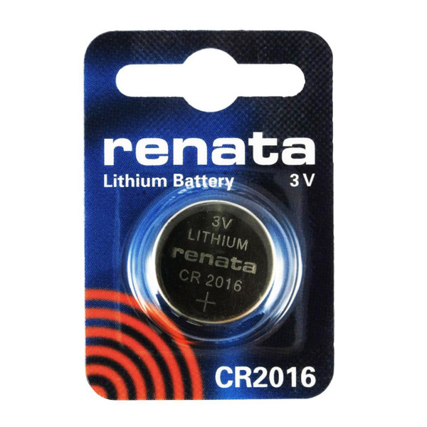 Батарейка CR2016 - Renata (1 штука) батарейка cr2016 duracell dr cr2016 5bl eu 5 штук