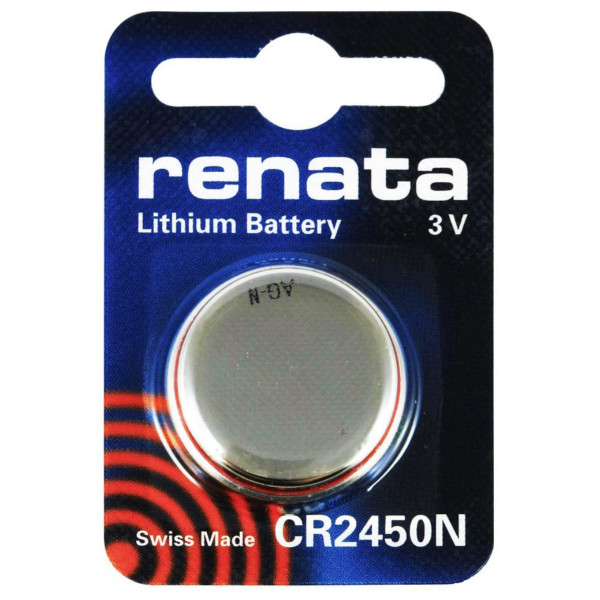 Батарейка CR2450N - Renata (1 штука) батарейка cr1616 renata 1 штука