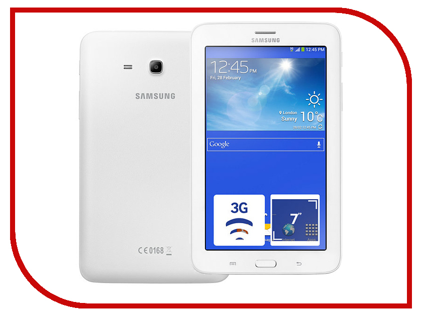 фото Планшет Samsung SM-T116 Galaxy Tab 3 Lite 7.0 - 8Gb Cream White SM-T116NDWASER (Quad Core 1.3 GHz/1024Mb/8Gb/Wi-Fi/3G/Bluetooth/Cam/7.0/1024x600/Android)