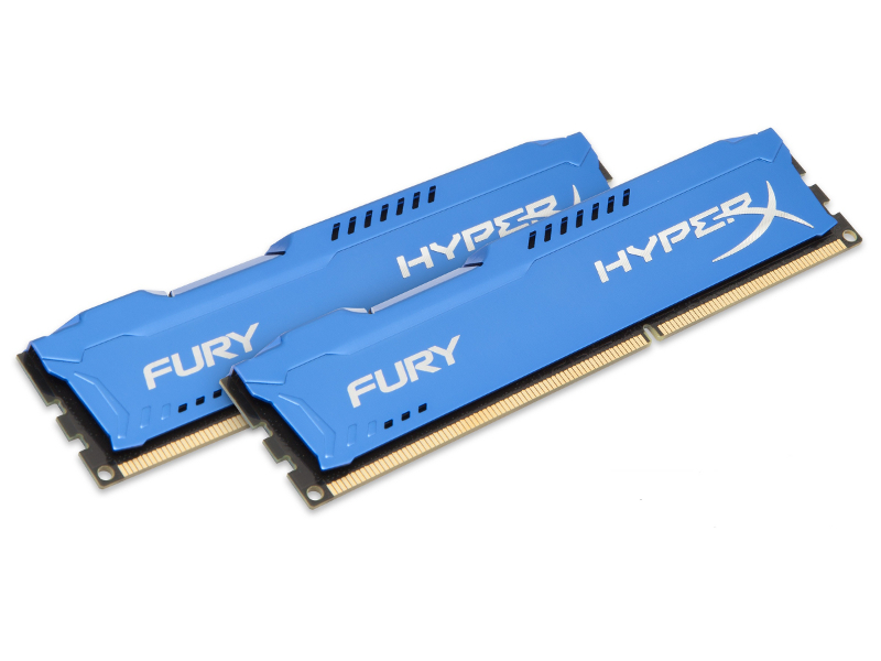 Zakazat.ru: Модуль памяти HyperX Fury Blue Series PC3-15000 DIMM DDR3 1866MHz CL10 - 8Gb KIT (2x4Gb) HX318C10FK2/8