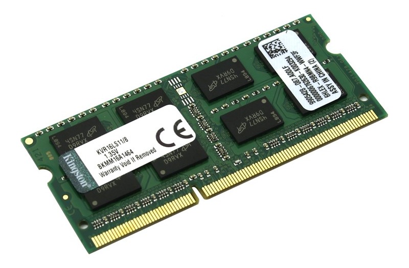 Zakazat.ru: Модуль памяти Kingston DDR3L SO-DIMM 1600MHz PC3-12800 CL11 - 8Gb KVR16LS11/8