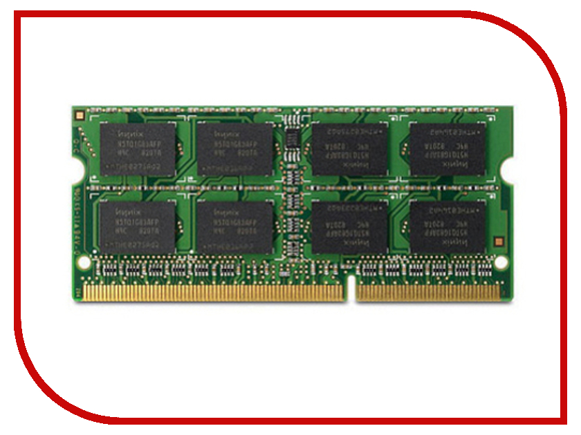 

Модуль памяти Transcend DDR3 SO-DIMM 1600MHz PC3-12800 - 8Gb TS1GSK64V6H