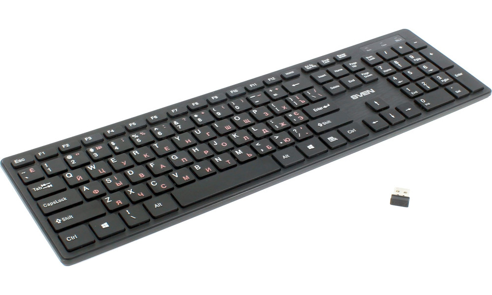 

Клавиатура Sven Elegance 5800 Wireless Black USB, 5800