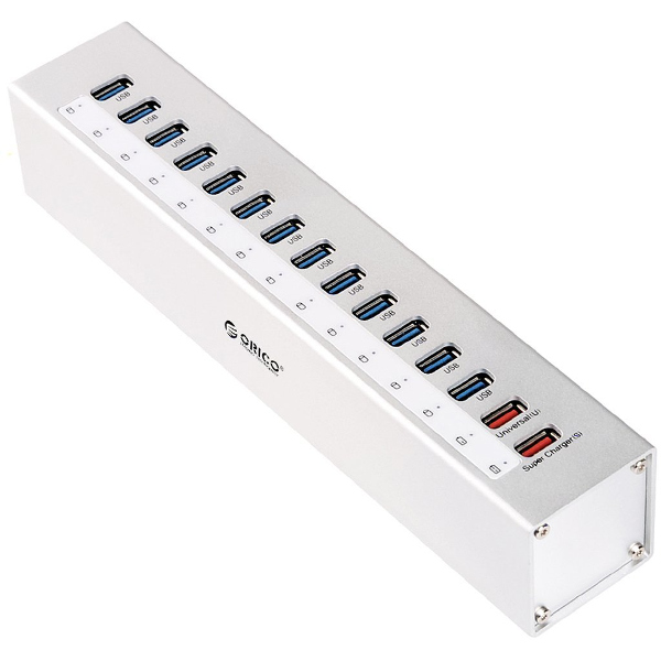 фото Хаб USB Orico A3H13P2 USB 3.0 13-Ports Silver