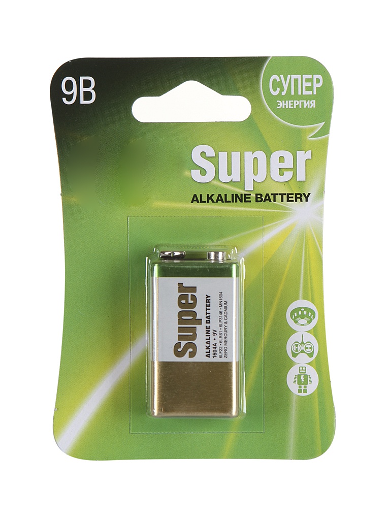 цена Батарейка КРОНА GP Super Alkaline 1604A-5CR1