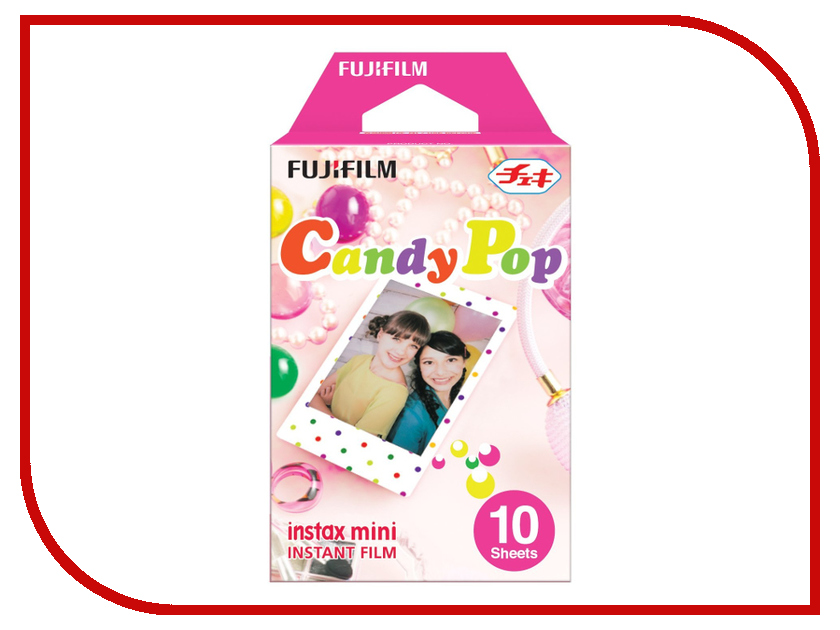 

FujiFilm Colorfilm Candypop 10/1PK для Instax mini 8/7S/25/50S/90 / Polaroid 300 Instant 16321418