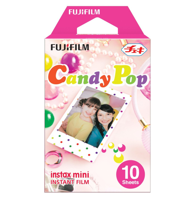 фото Fujifilm colorfilm candypop 10/1pk для instax mini 8/7s/25/50s/90 / polaroid 300 instant 16321418 / 70100139614