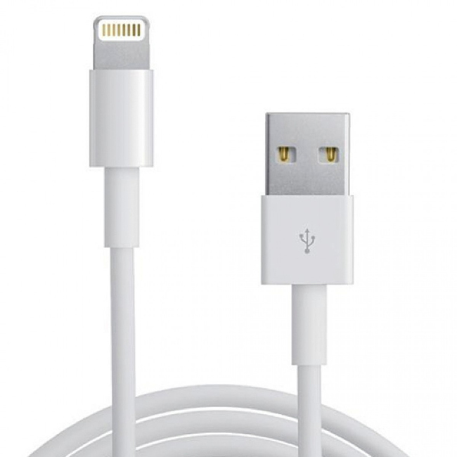 Аксессуар Gembird USB для iPhone 5 / 6 CC-USB-AP2MWP White