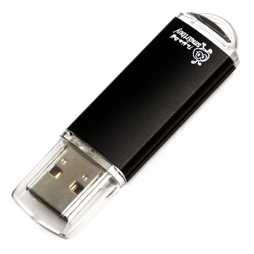 USB Flash Drive SmartBuy V-Cut USB 2.0 8Gb Black SB8GBVC-K