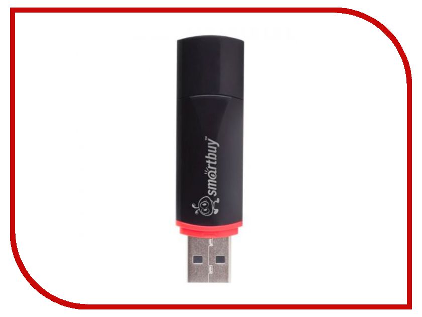 

USB Flash Drive 8Gb - Smartbuy Crown Black SB8GBCRW-K, Crown Black SB8GBCRW-K