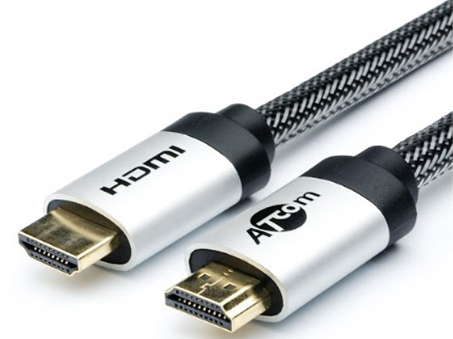 Аксессуар ATcom HDMI 10m Metal Gold АТ13784 аксессуар 5bites hdmi m hdmi m v2 0 4k 10m apc 200 100f