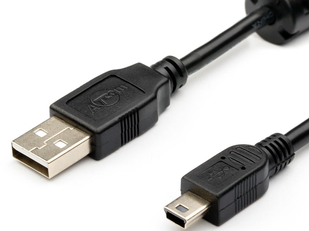 

Аксессуар ATcom USB 2.0 AM - Mini USB 1.8m АТ3794, АТ3794