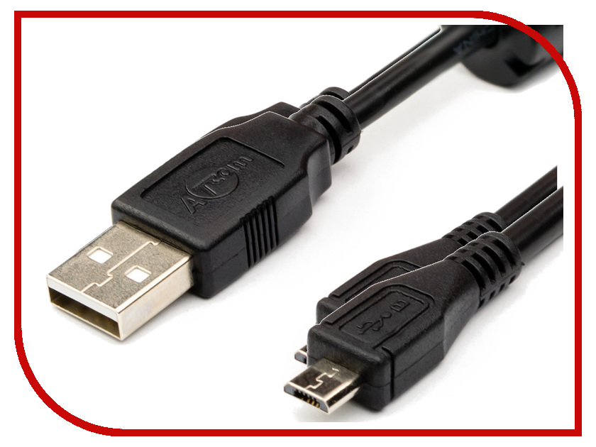 

Аксессуар ATcom USB 2.0 AM - Micro USB 1.8m АТ9175, АТ9175