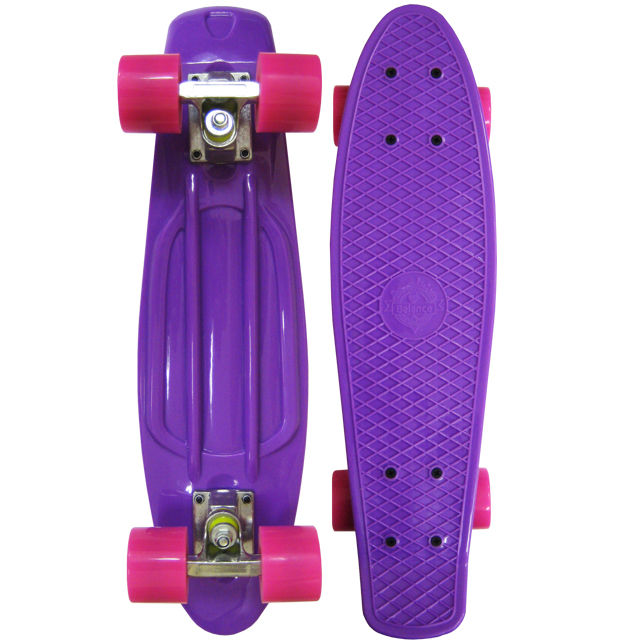 фото Скейт ecobalance cruiser board purple red